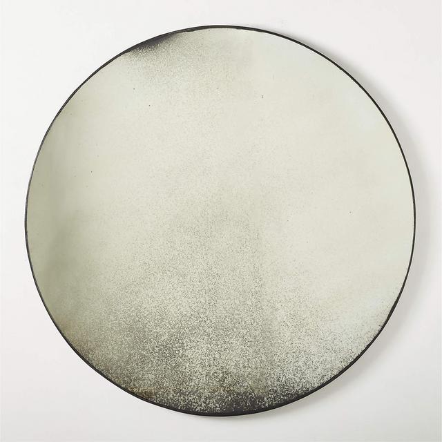 Clooney Antiqued Round Mirror 48"