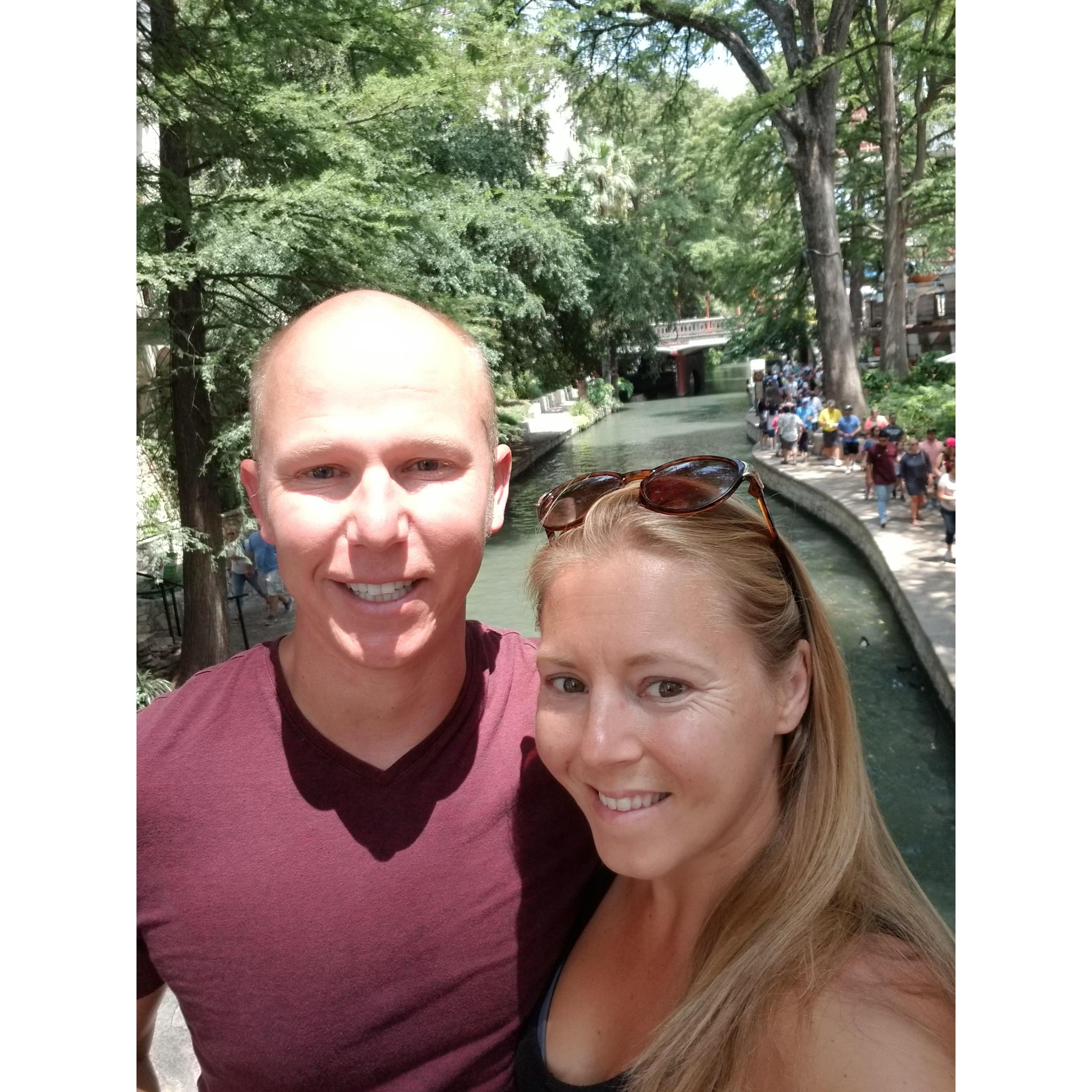 river walk - san antonio tx; august 2019