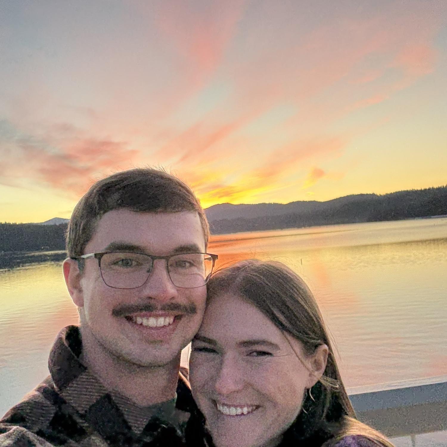 CDA lake sunsets