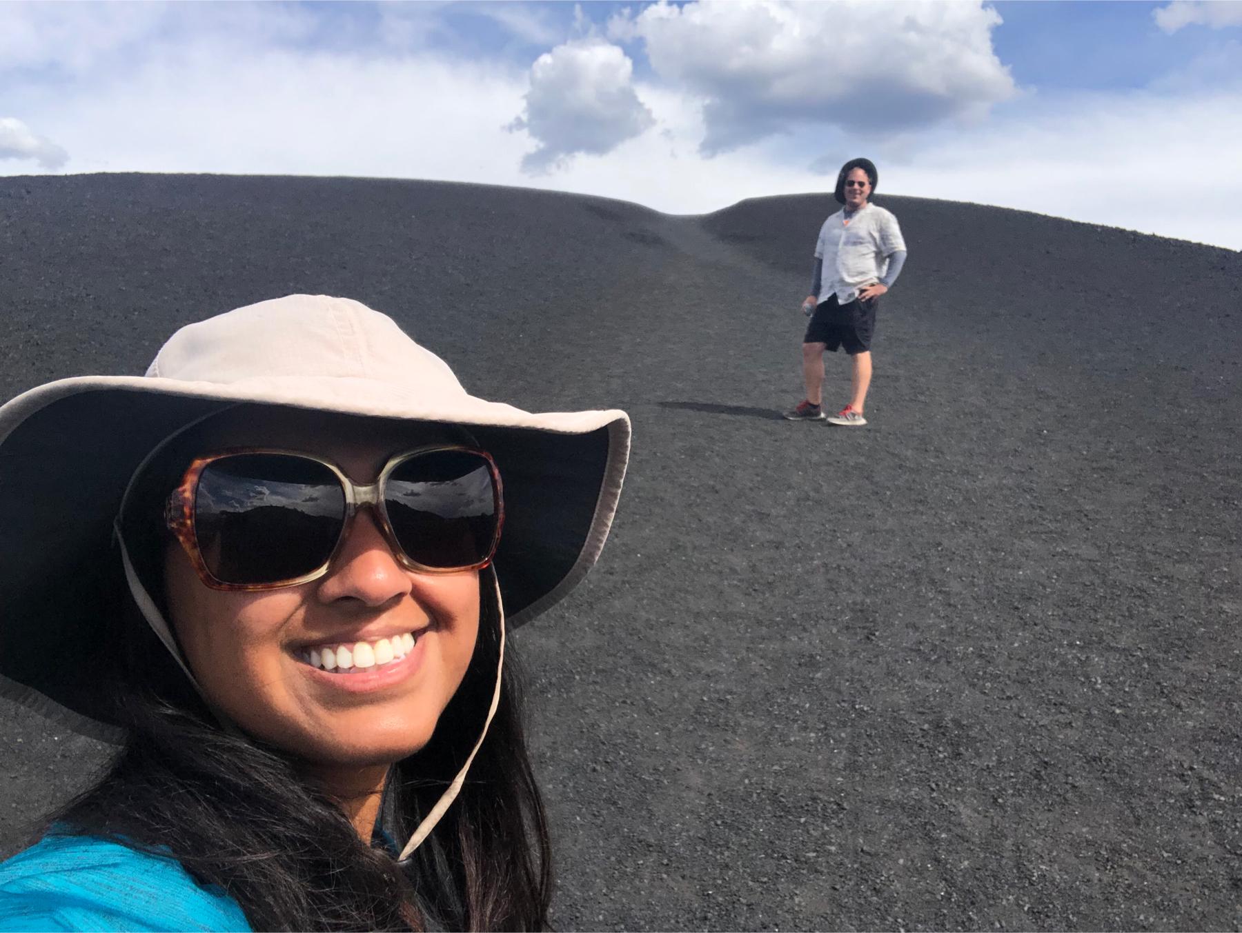 Craters of the Moon's Inferno Cone. The original spot where the engagement was going to happen