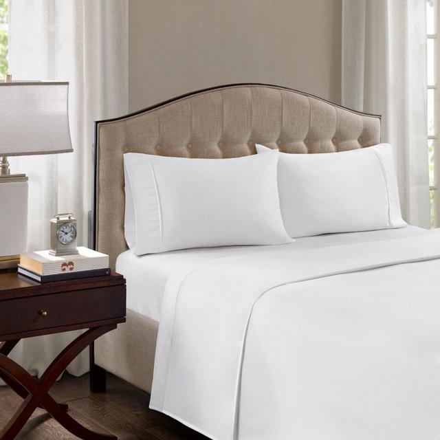 Madison Park 1500-Thread-Count Standard/Queen Pillowcase in White