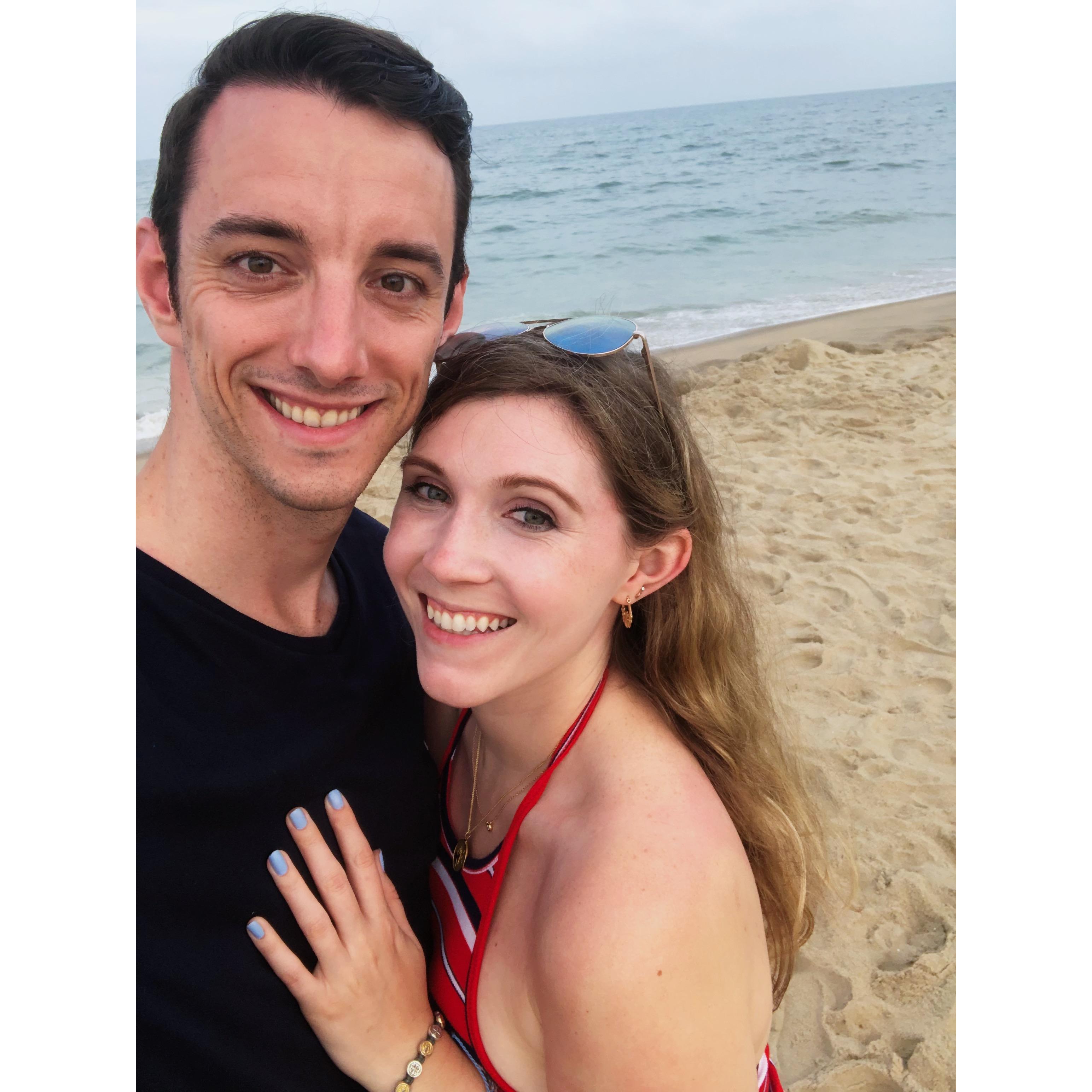 One of our favorite places to escape to: Ocean City, Maryland! Kaitlyn would go down to OCMD every summer growing up. This location inspired their costal themed wedding.