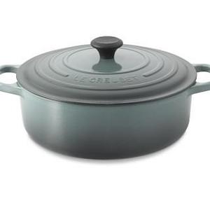 Le Creuset Signature Round Wide Dutch Oven, 6 3/4-Qt., Ocean