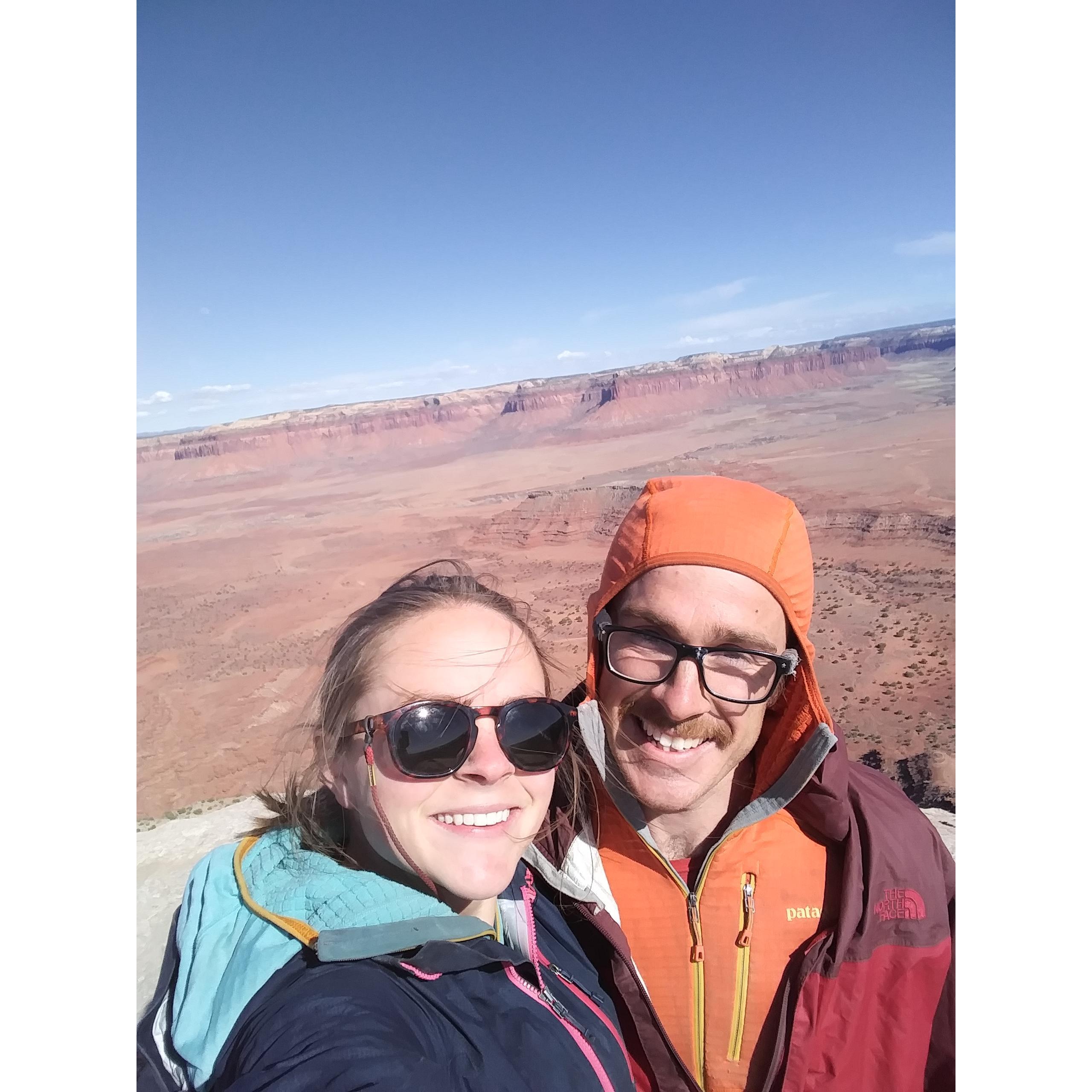 Enjoying one of our favorite places, Indian Creek!