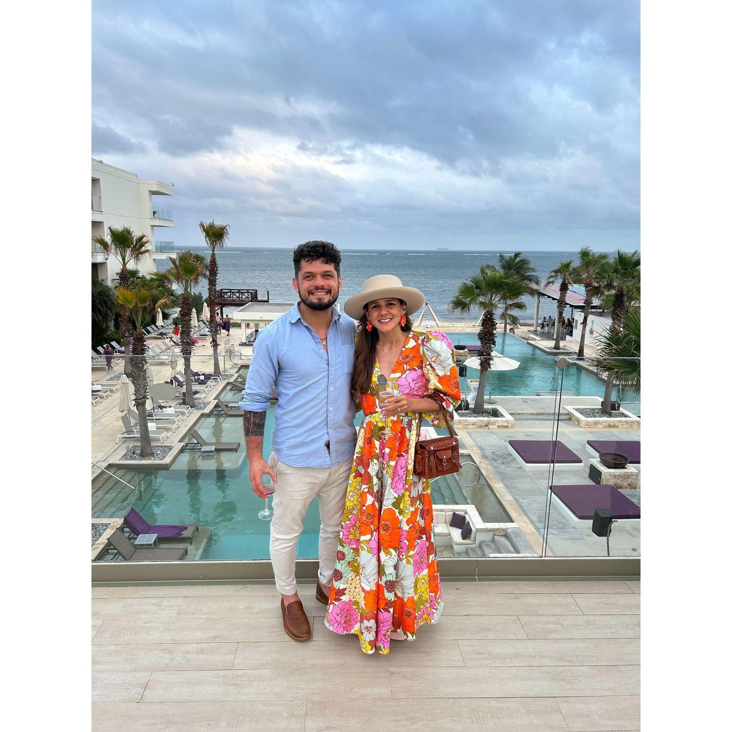 Cancun, Mexico for our friends' wedding!