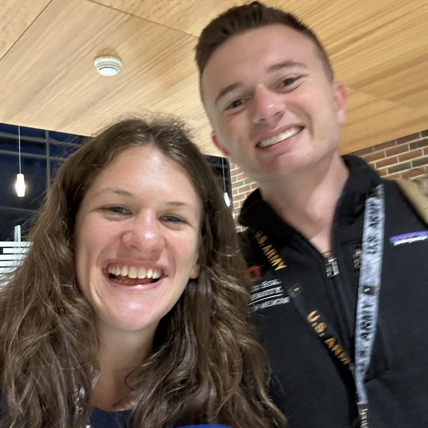Andrew is a med student at OSU and Anna works as a nurse there, so we’ve run into each other numerous times at 6:45 in the hospital, it’s always the highlight of Anna’s shift.