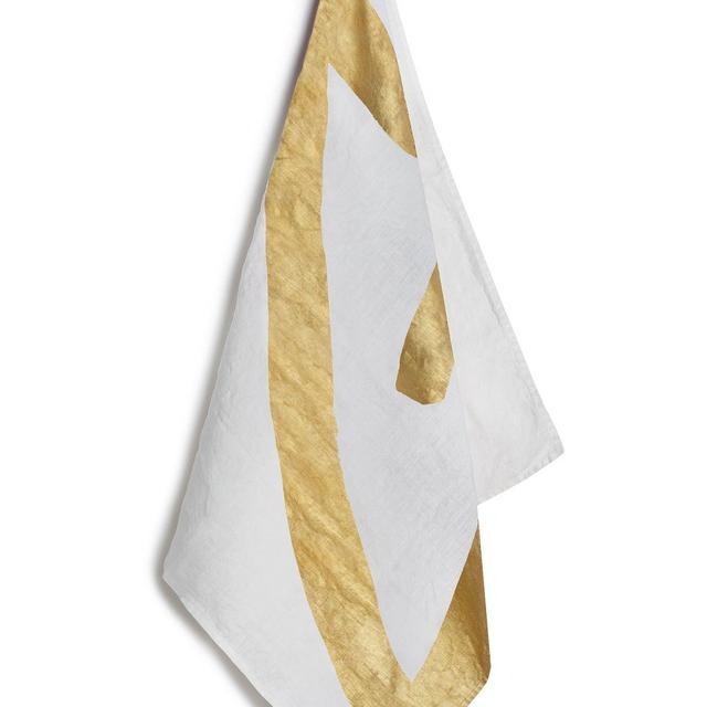 Alphabet Napkin 'G' in Gold