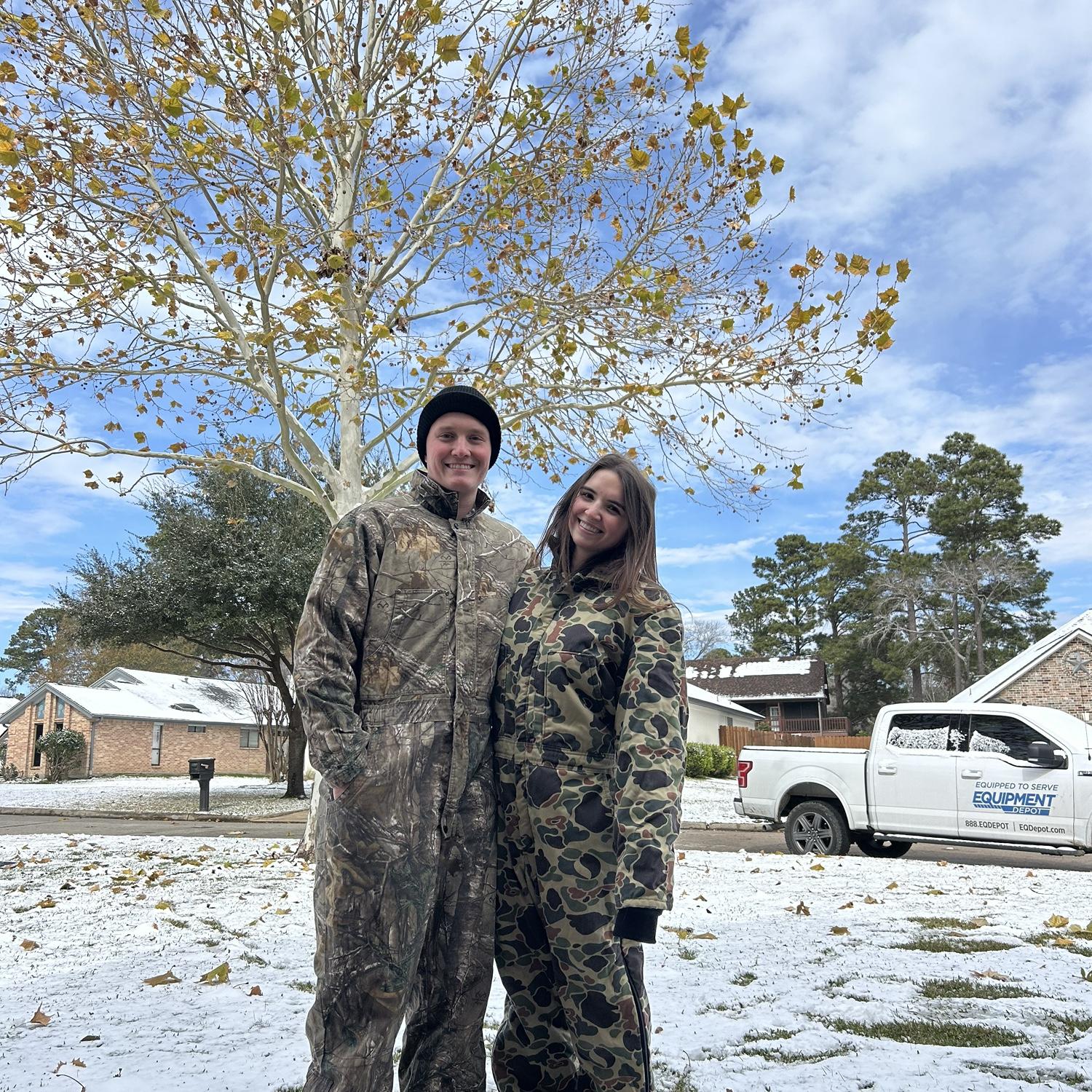 January 2025: A special snow day for Lucas's 25th birthday!