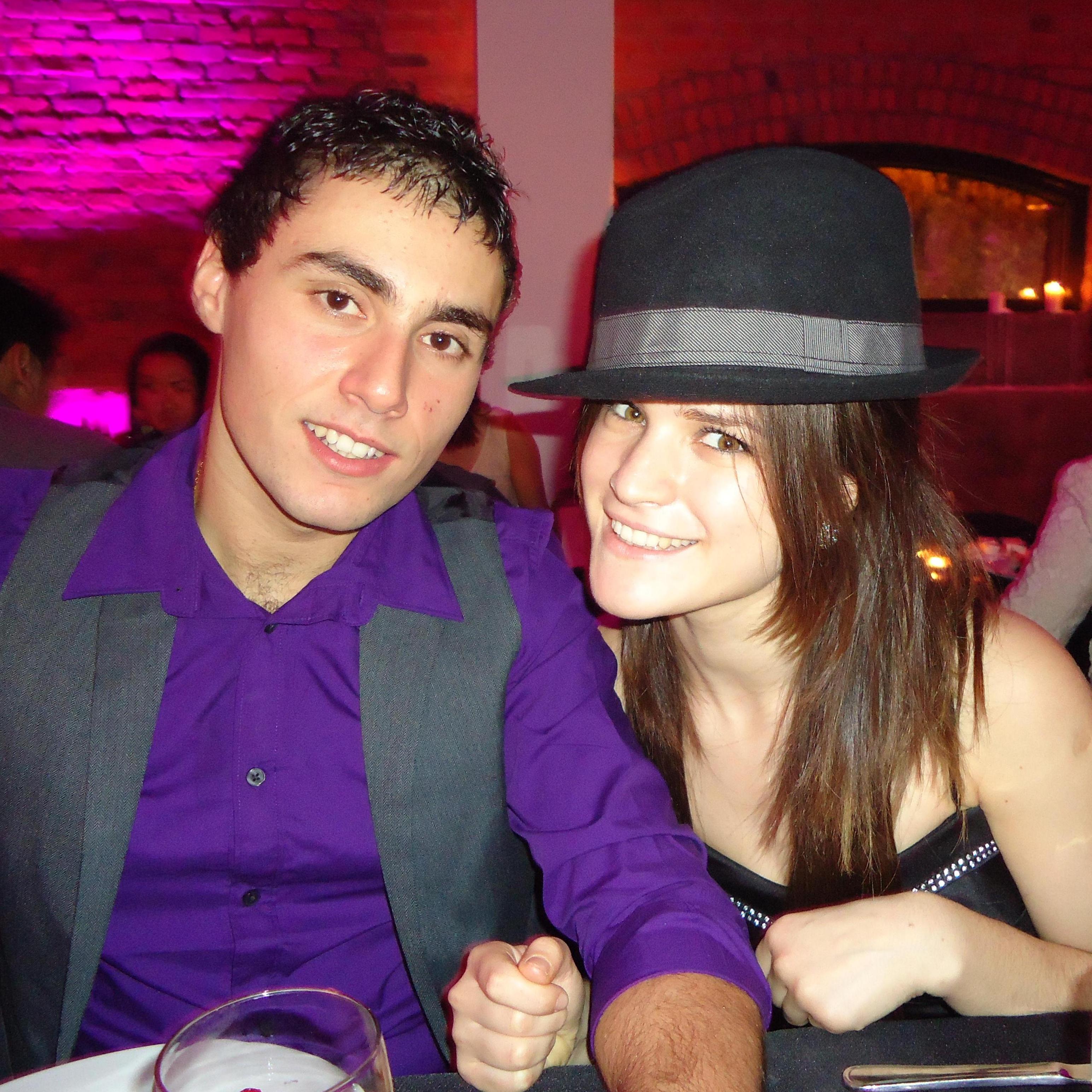 Our first picture together taken at the Ikea Christmas Party 2011.