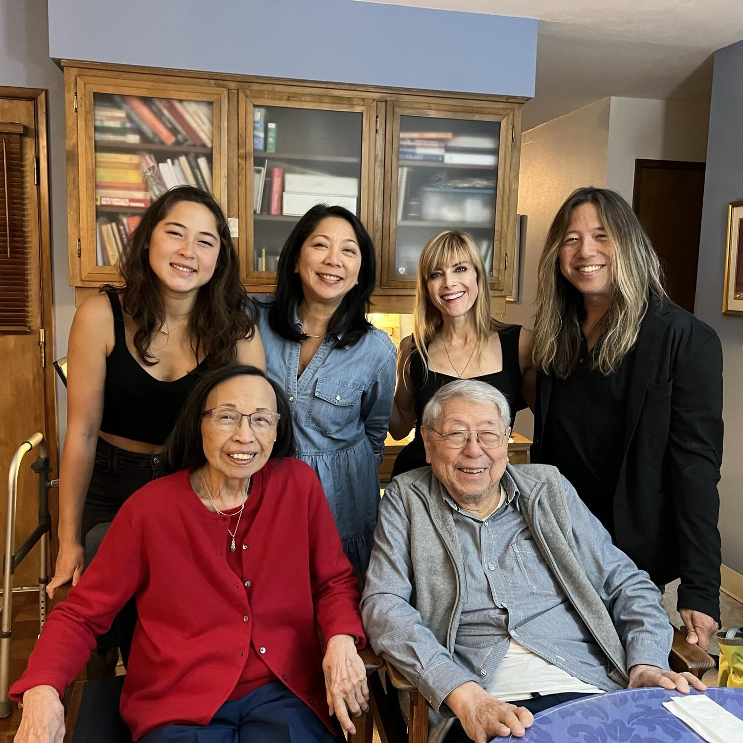 With Blake's family, Sept 2023