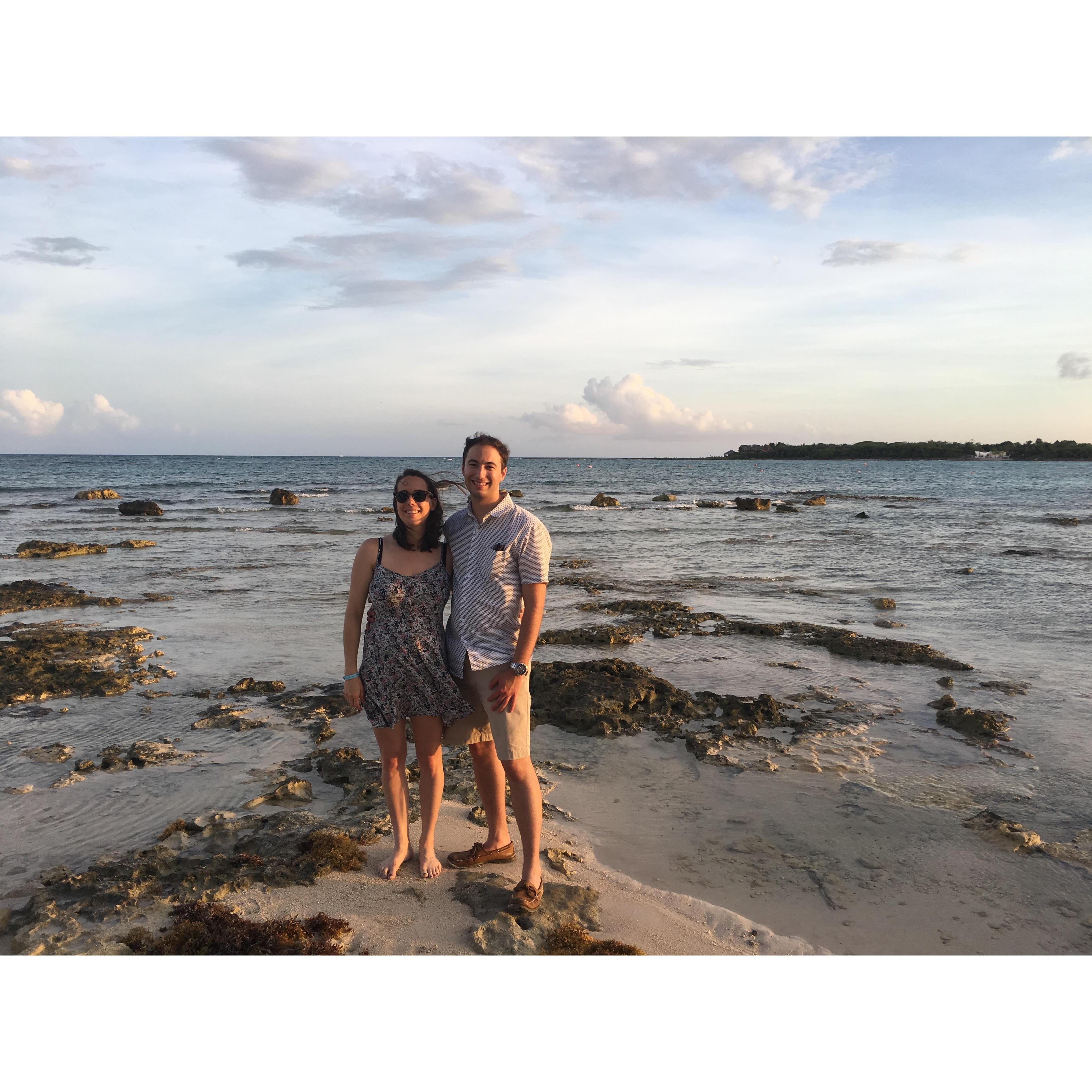 First couples vacation to Mexico.