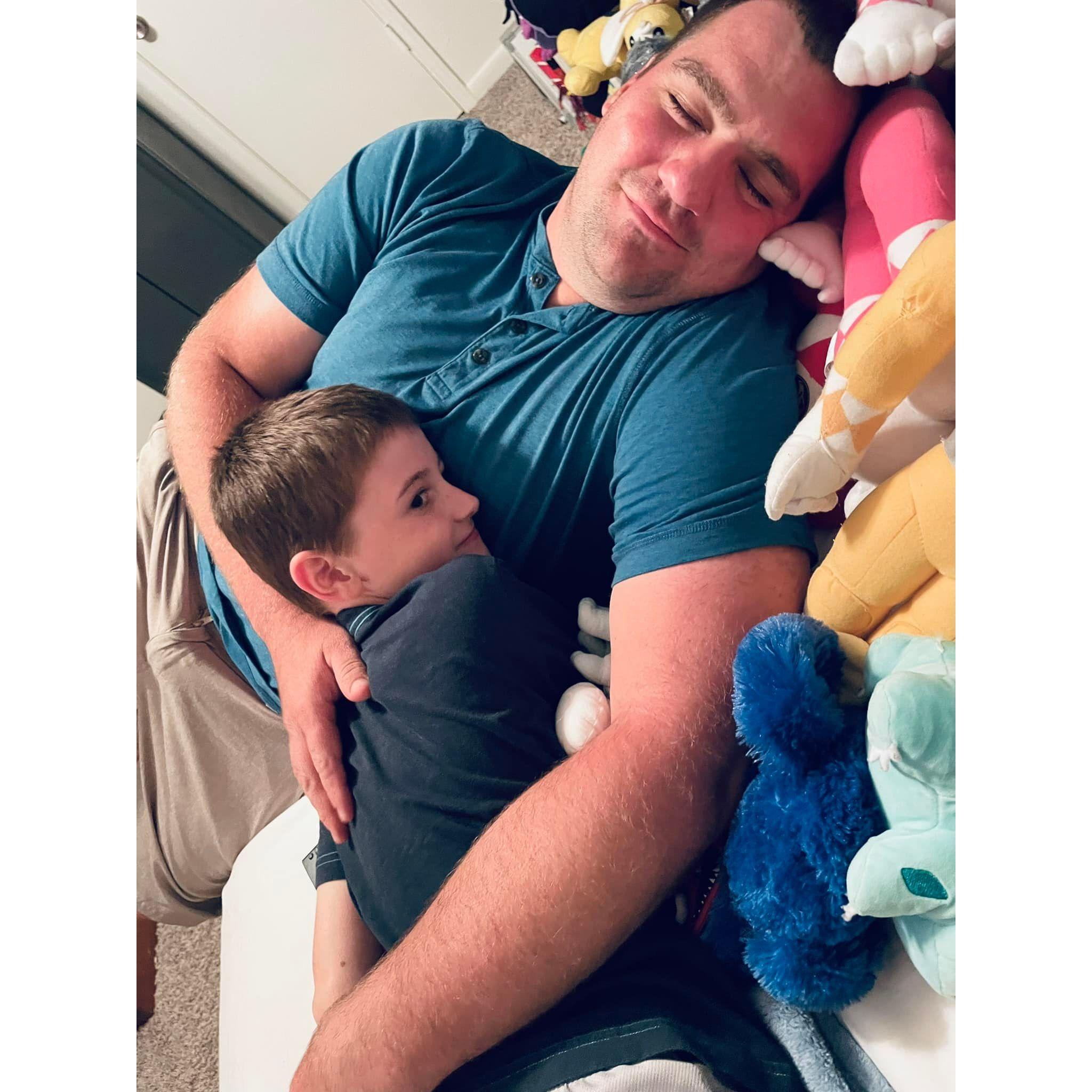 He never missed a bedtime, regardless of how tired he was after work.