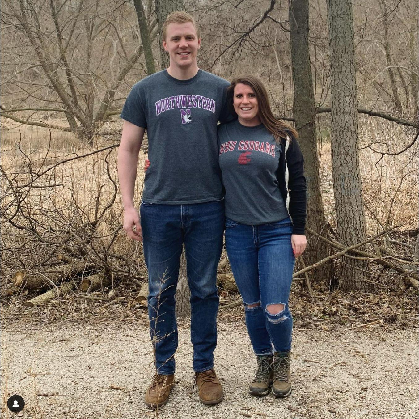 2020 - Jake had just started his Masters in Counseling at Northwestern and we also decided we were going to move to Pullman for Autumn's PhD. COVID had just started about two weeks before this pic!