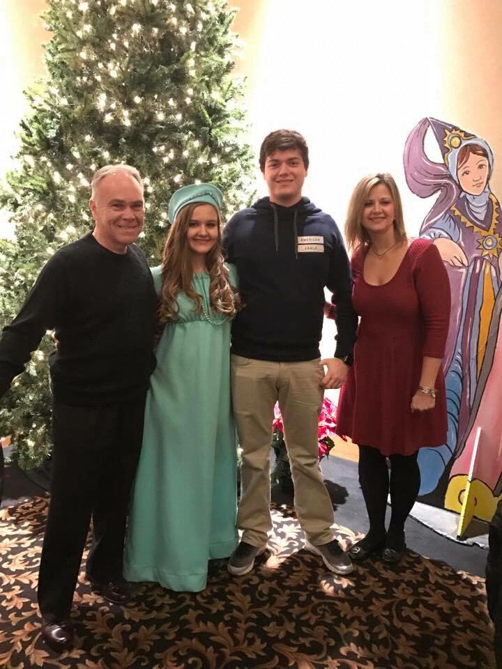 Celebrating Christmas at Youghs Madrigal Dinner!