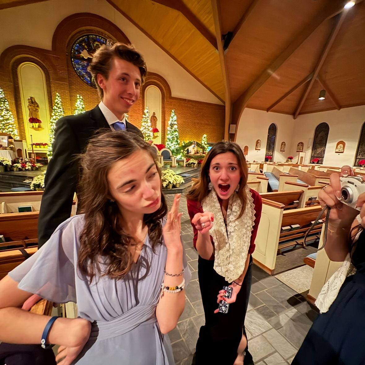 Different kinds of shock can be found on the faces in this picture.