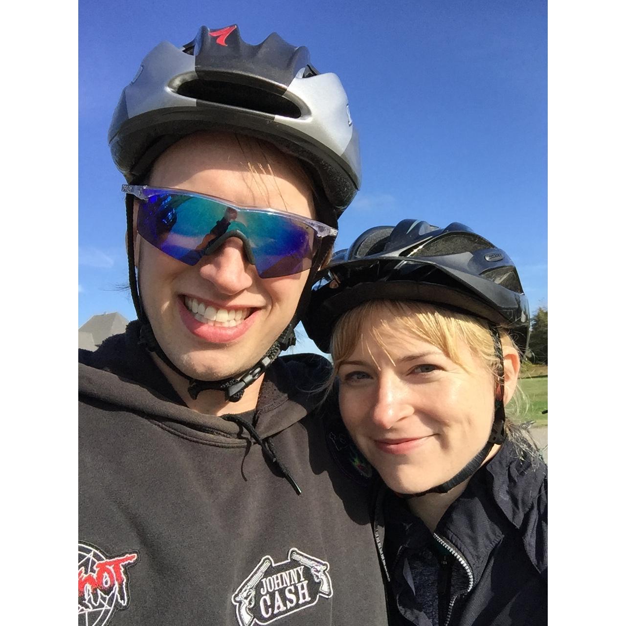 Family bike trip