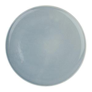 Shell Bisque 11" Dinner Plate- set of four- blue
