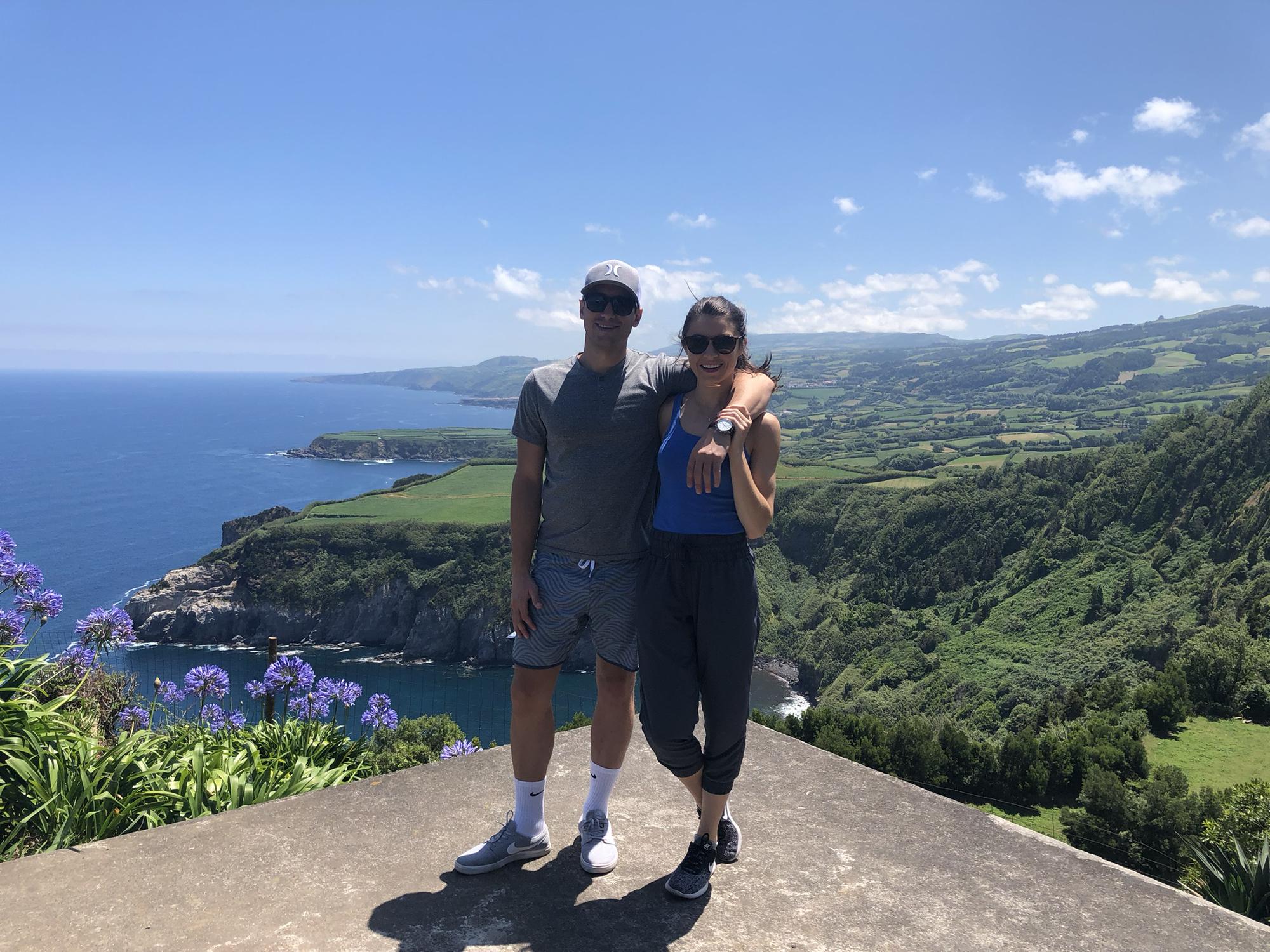 The first trip to the Azores in 2019. Adelle thought James was going to propose to her in this moment! Three years later they bought a home in the Azores and did their engagement shoot there ✨