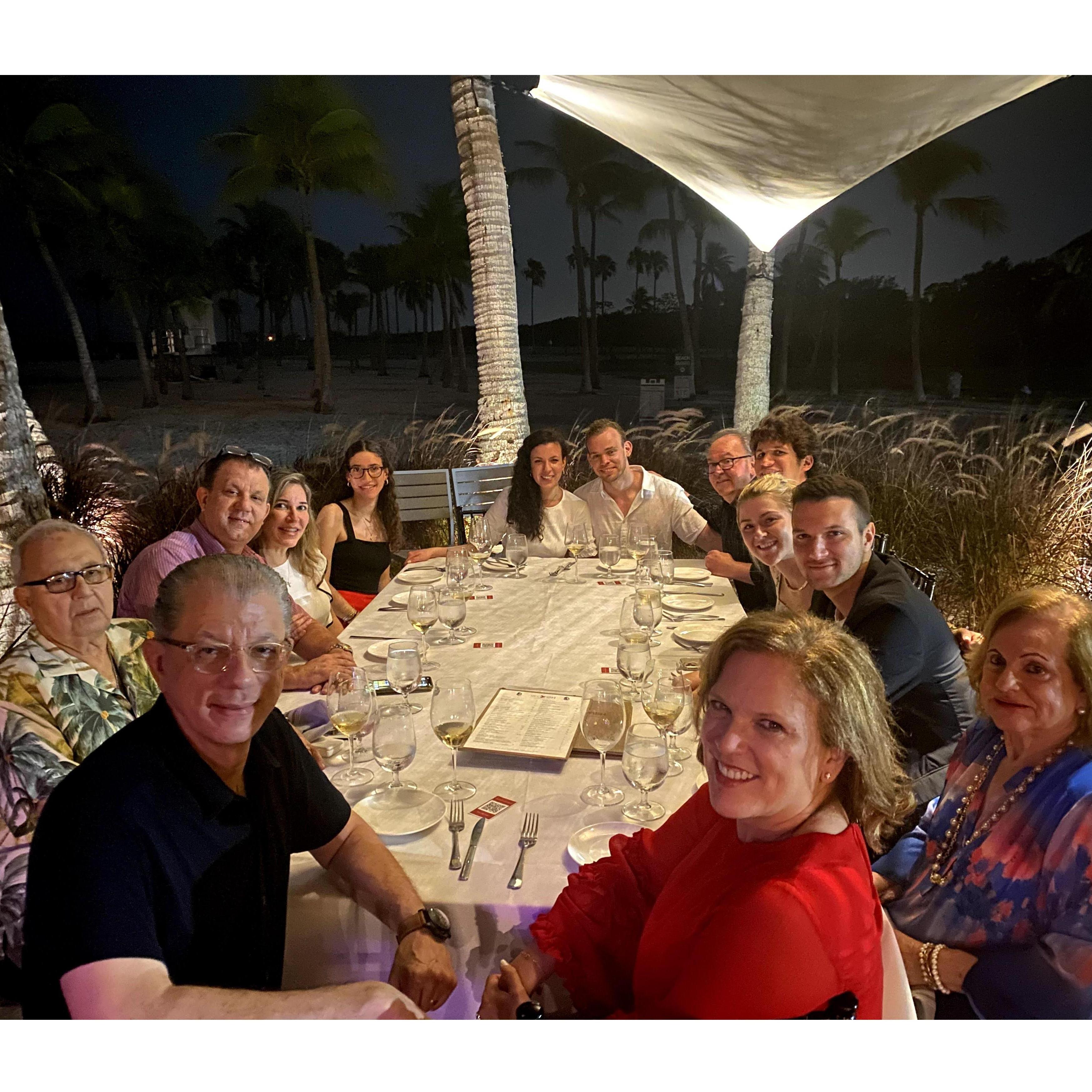 It was incredibly special to be able to celebrate with both of our families