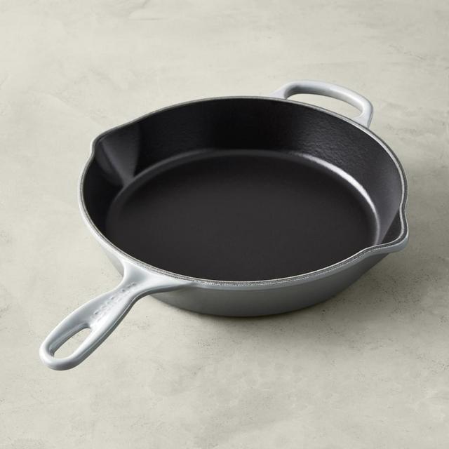 Le Creuset Signature Enameled Cast Iron Deep Skillet, 10", French Grey