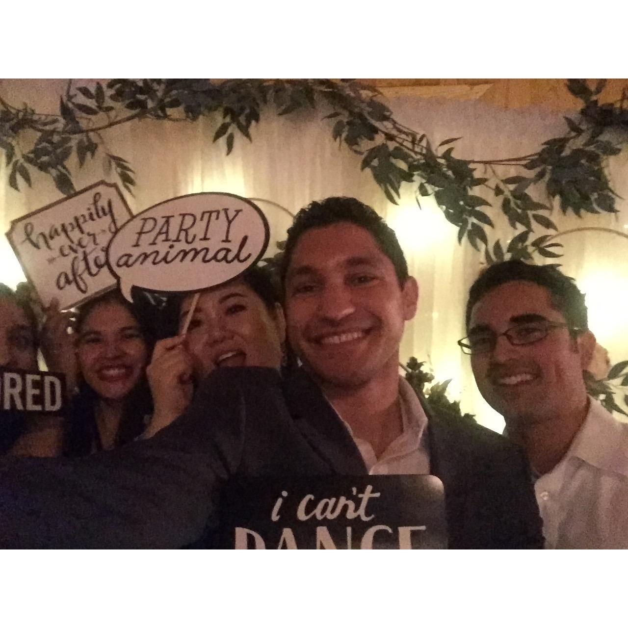 Jorge and Crystal celebrated dear and close friends on their special day who would blaze the trail for them to become leaders at their church and follow suit in marrying one another as leaders!