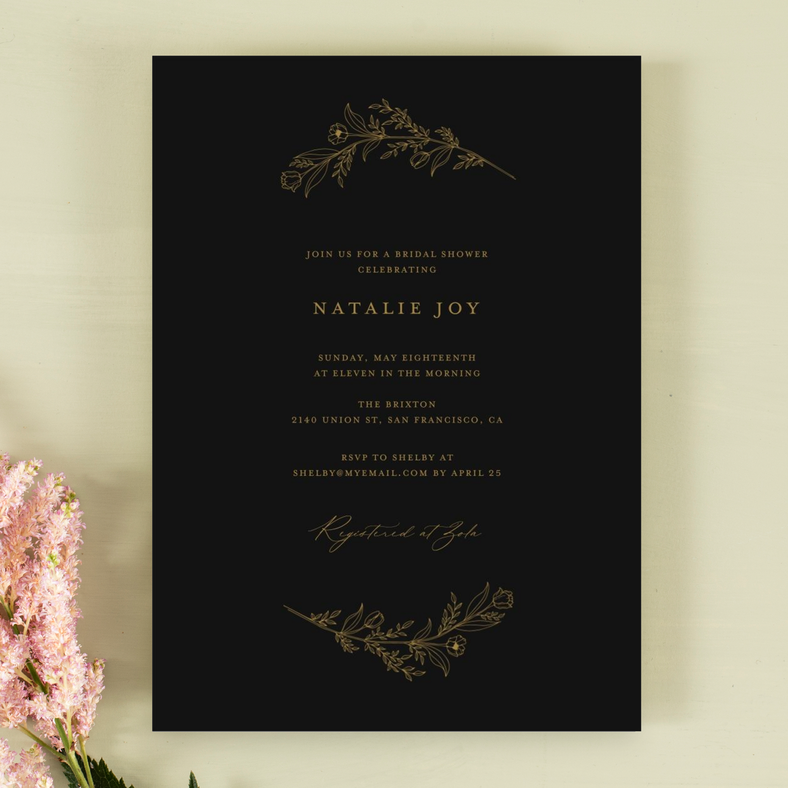 Zola Wedding & Bridal Shower Invitations Viall