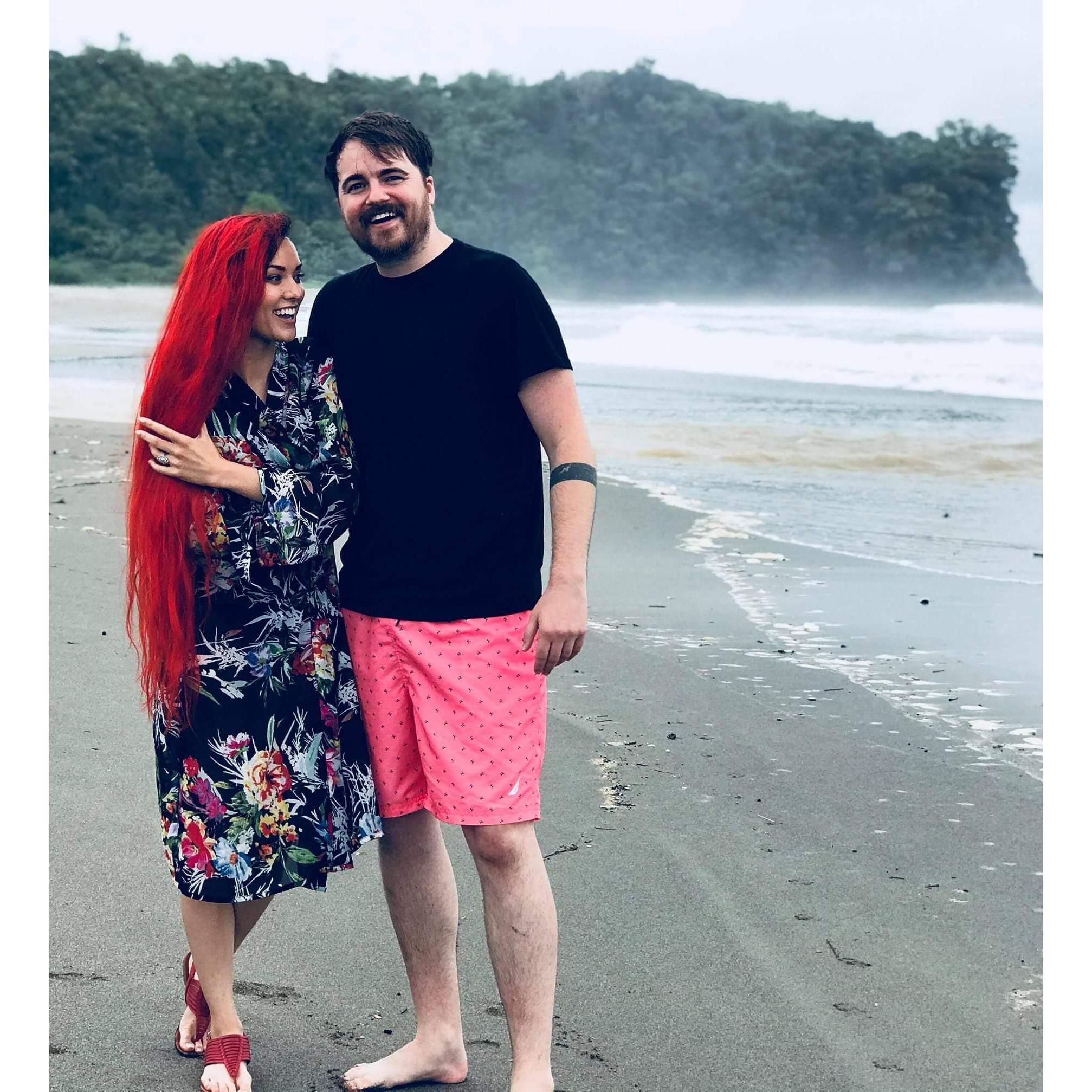 The beautiful beach where I said "YES!"