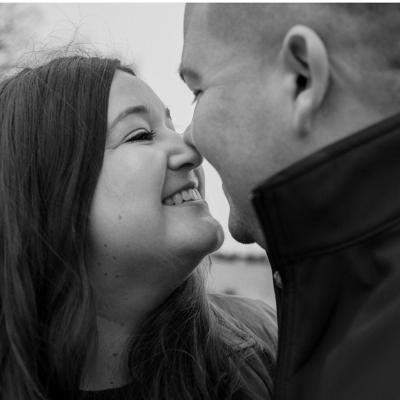 Little did she know, we'd be engaged less than an hour later!!