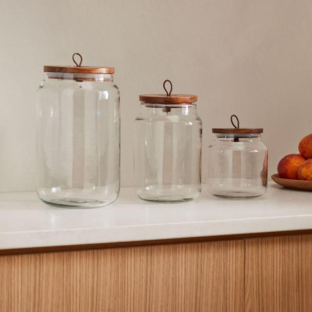 Canyon Glass Canisters, Set of 3, BOM