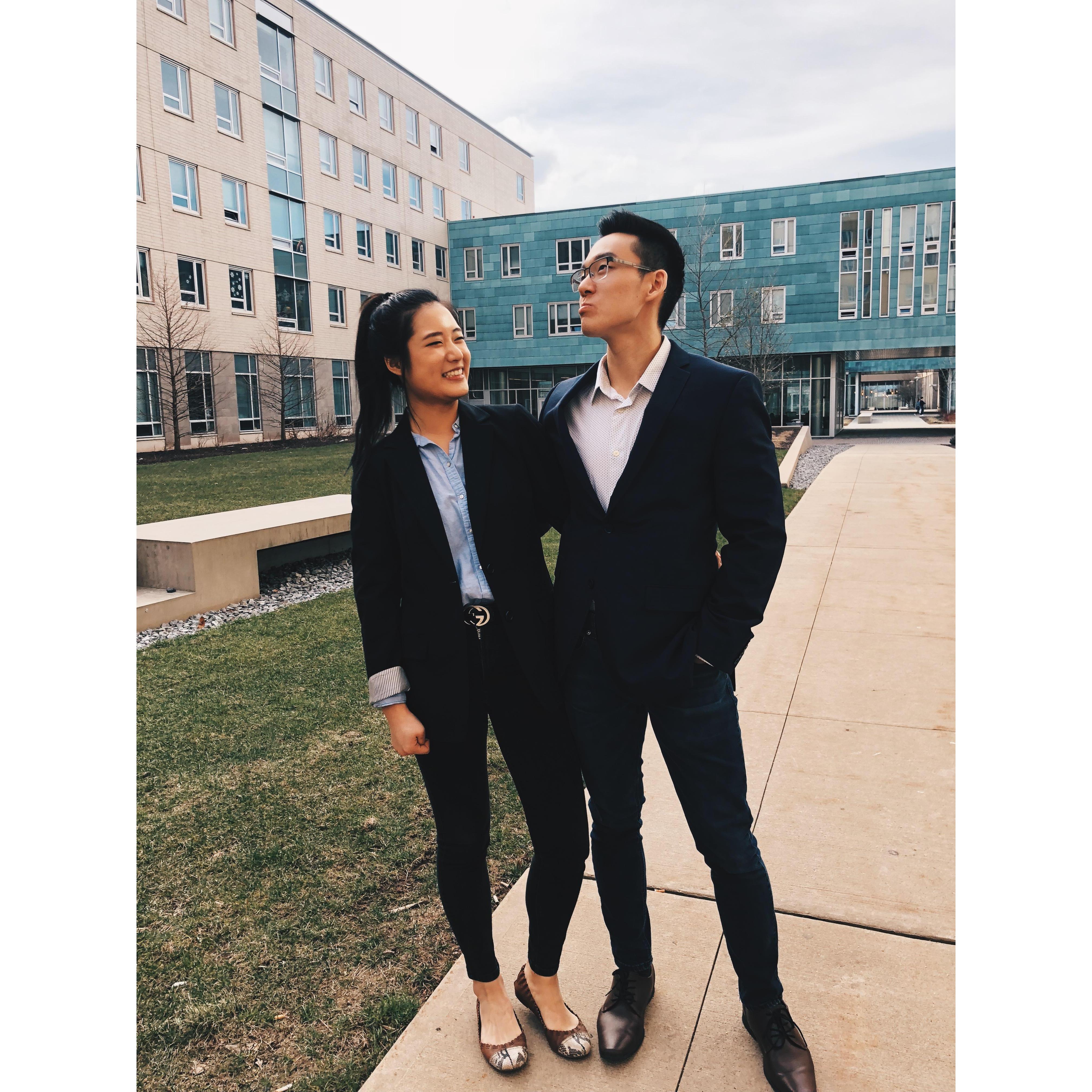 Our first couple picture @ Rutgers University