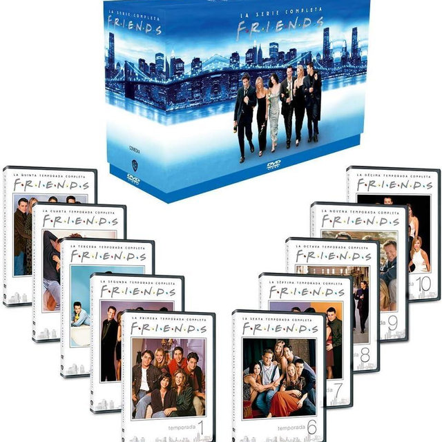 Friends: The Complete Series Collection - Seasons 1,2,3,4,5,6,7,8,9 &10 [DVD, 40-Discs]
