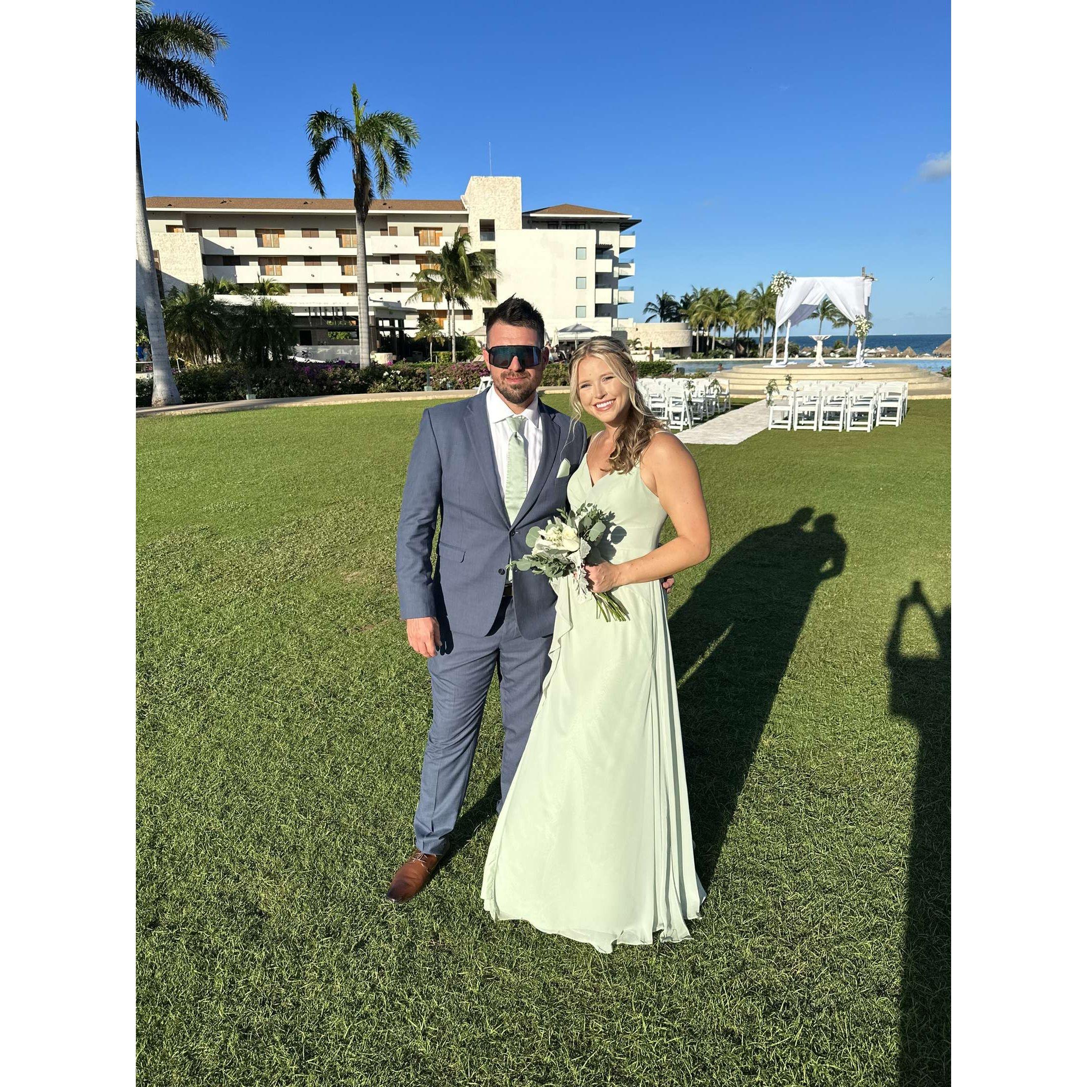 Mexico for Blake and Wes’s wedding! Who knew we would be going back to Mexico for OUR WEDDING!