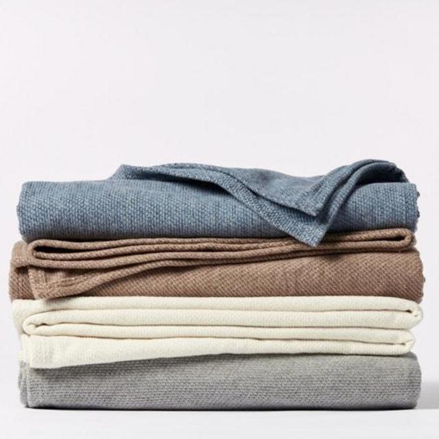Sequoia Washable Organic Cotton & Wool Blanket