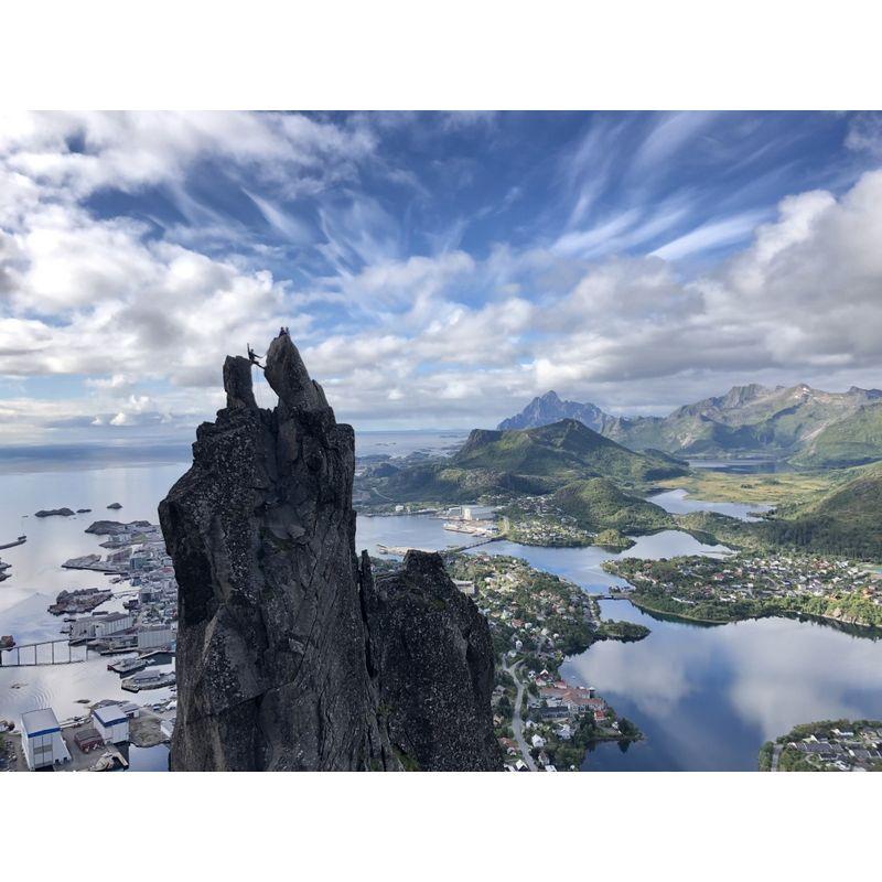 Svolvaergeita, Norway | This was guided, but still exhibiting behaviors of idiots.