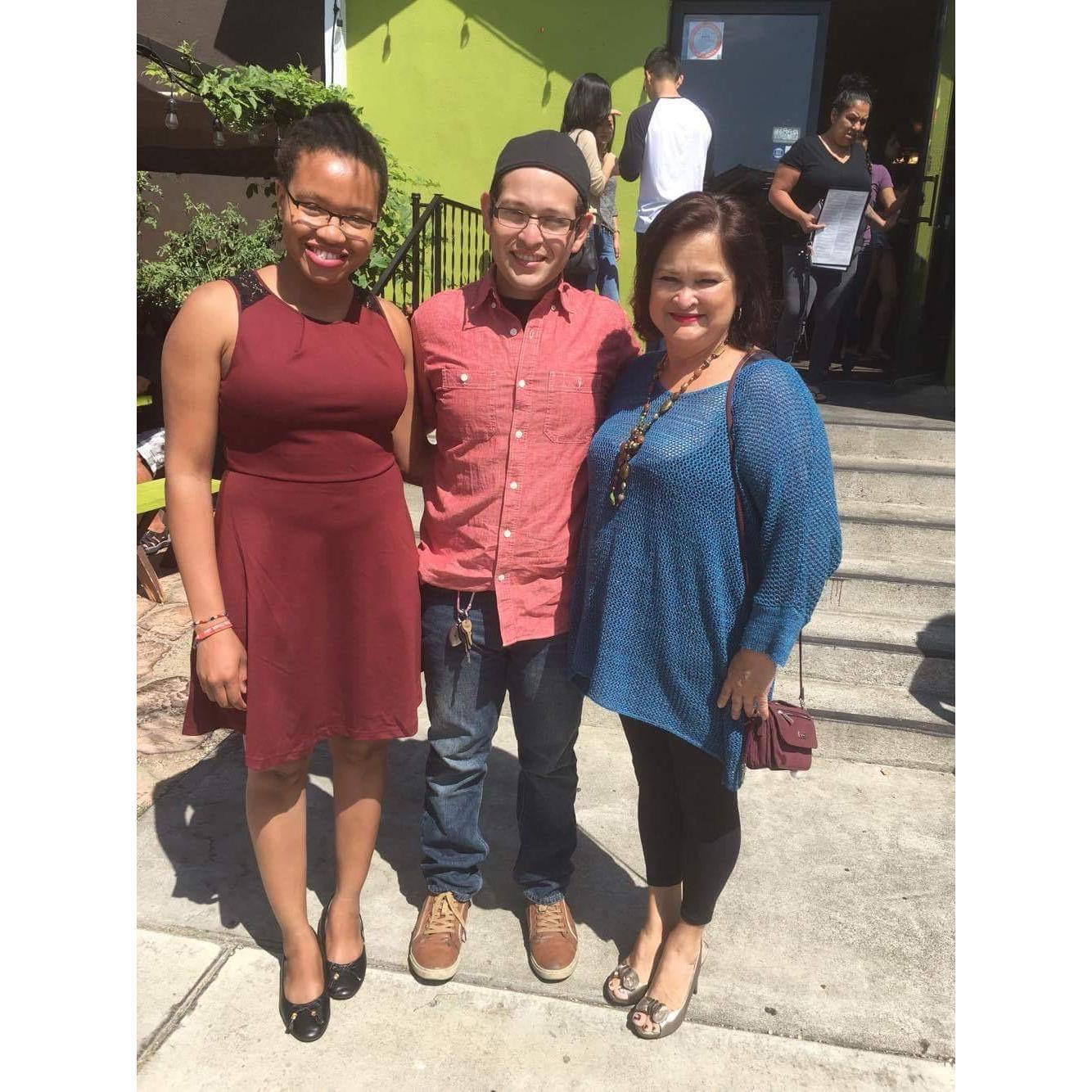 First time Milinda met Alfredo’s mom.