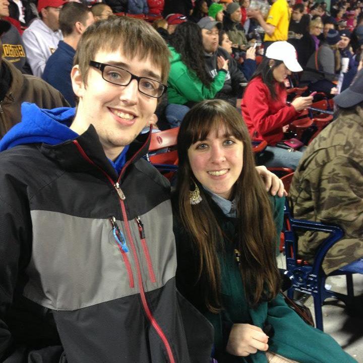 First baseball game together shortly after Maria and Jeff started dating - to see the Red Sox at Fenway!