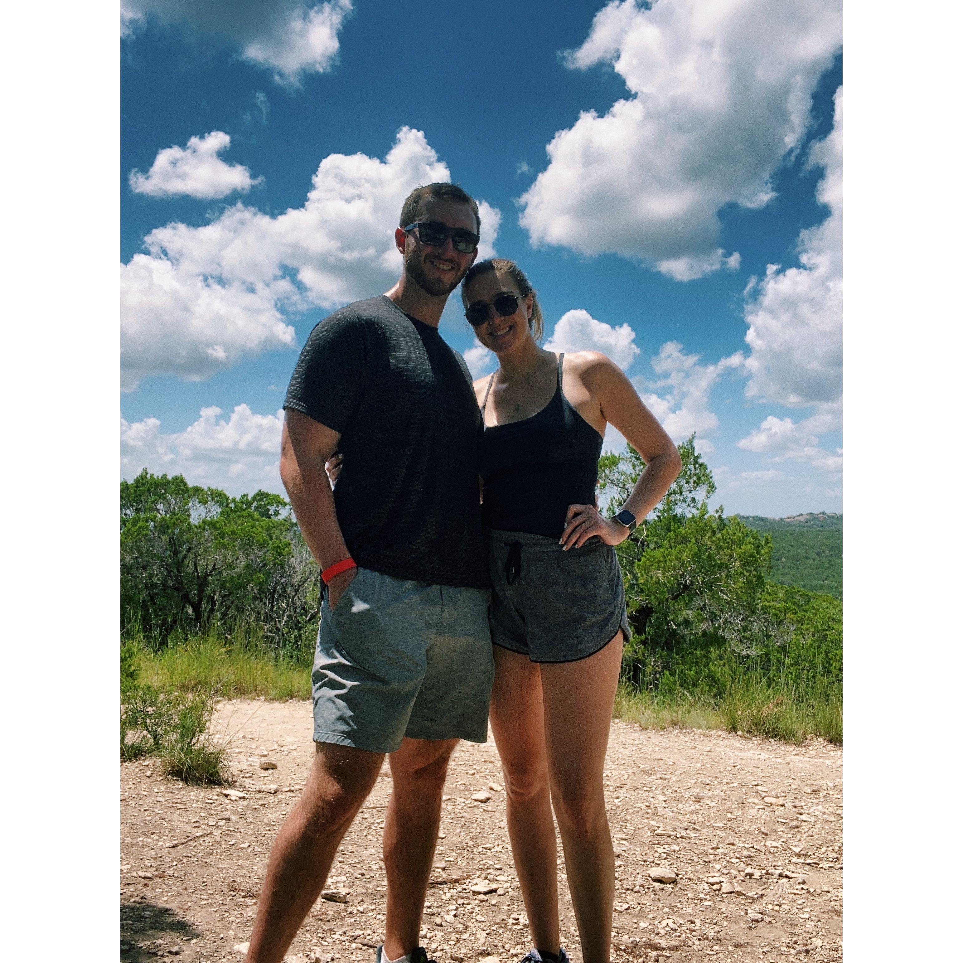 September 2021: Greg comes to visit in Austin! We officially start dating long-distance, he lived in Houston and I lived in Round Rock during nursing school.