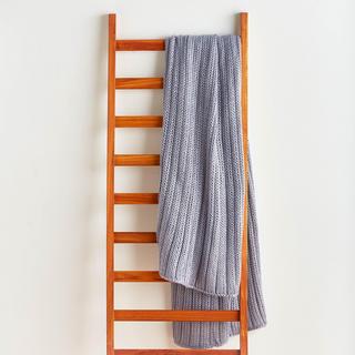 Metallic Knit Throw