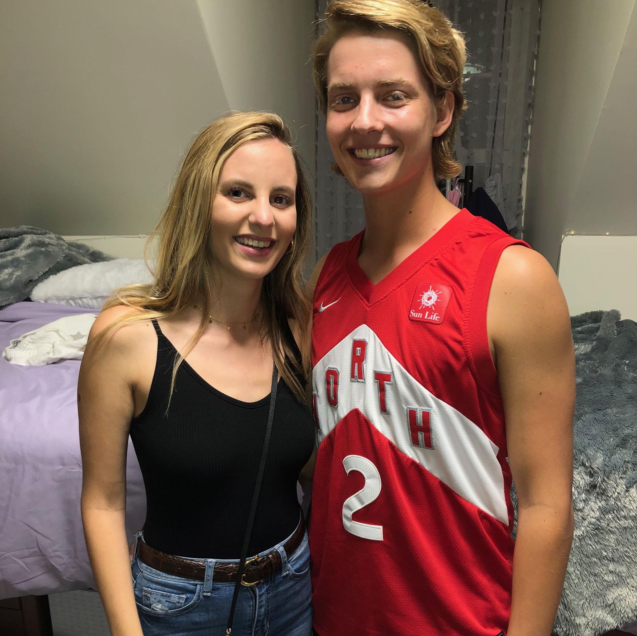 Our first picture together, circa September 2019 :)