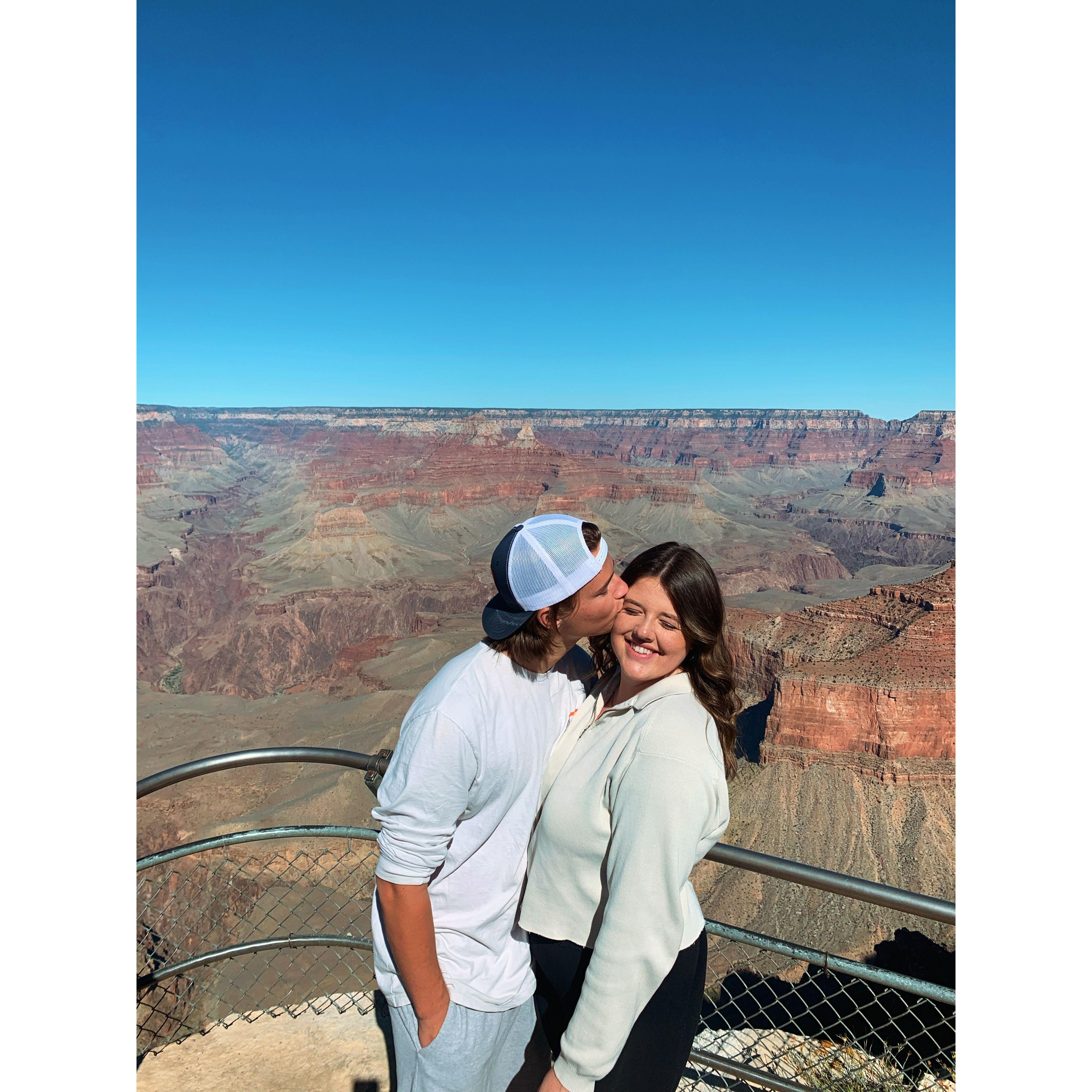 My love for you is bigger than the Grand Canyon!!