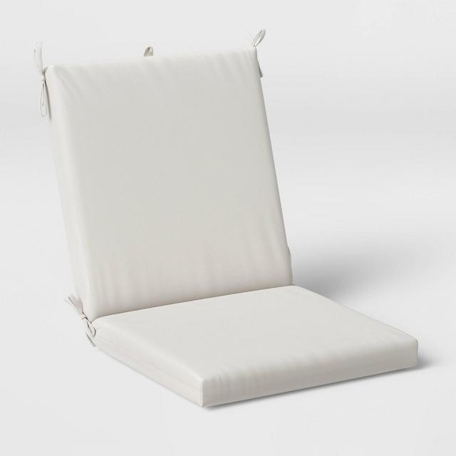Woven Outdoor Chair Cushion DuraSeason Fabric™ Linen - Threshold™