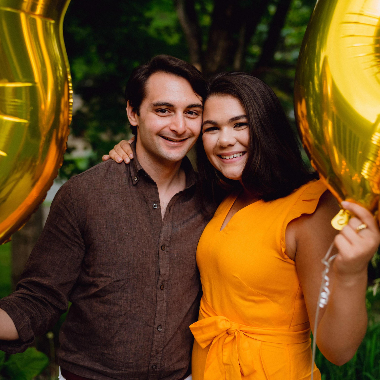 This photo was taken on Francis's Birthday on June 18th, 2020. This day was when Amanda's family and Francis's family met each other!