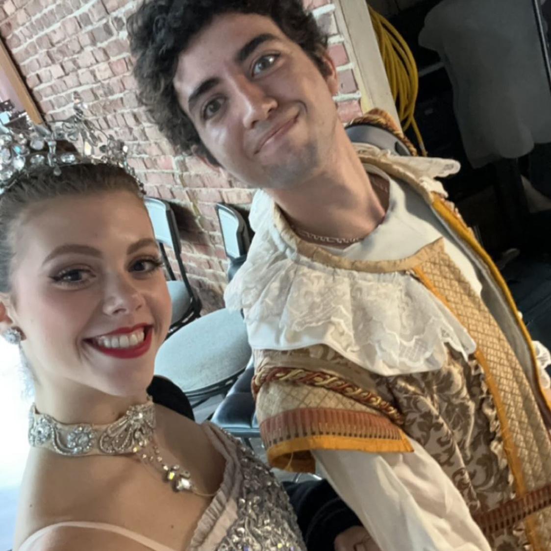 First picture together. We were about to be on the news in Greenville.