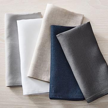 European Flax Linen Napkin Set (Set of 4) "Flax"