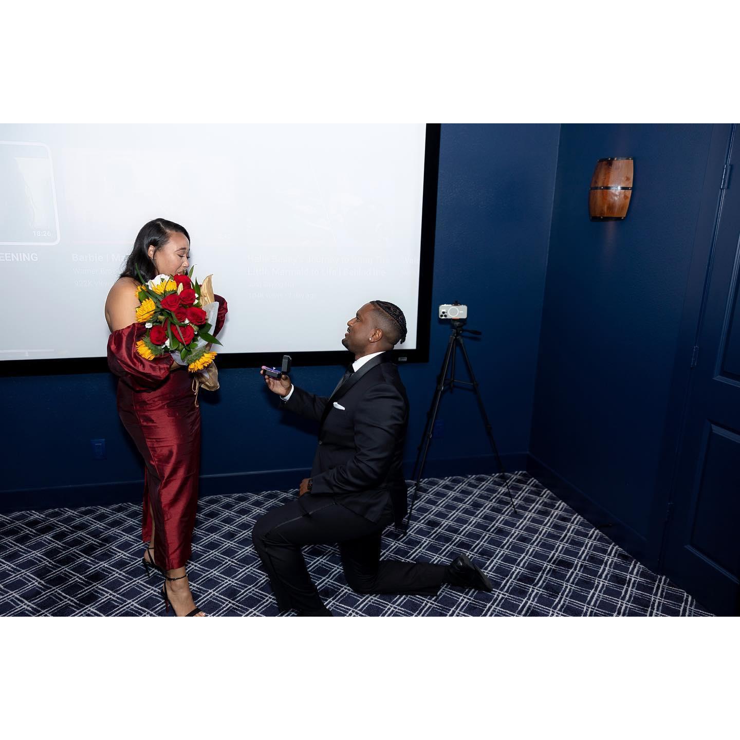 May 28, 2023 Nick Proposed and Jasmine said, "YES!"