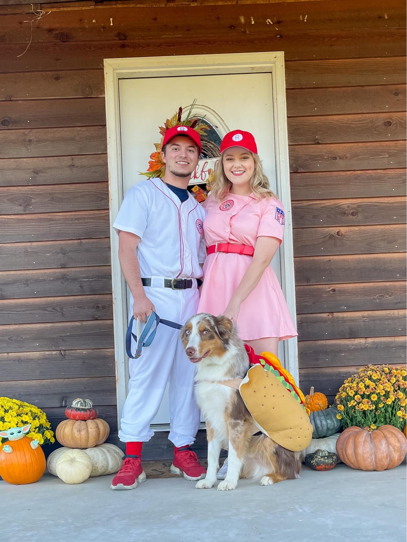 Dalton is a good sport - first Halloween of many with matching costumes