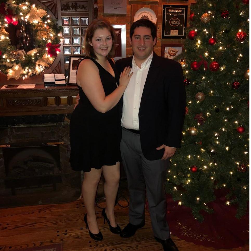 A picture of us at The Precinct for our annual "half-year anniversary" celebration!