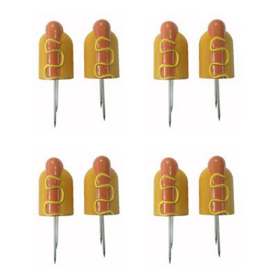 Just Grillin' Hot Dog Shape Corn Holders (Set of 8)