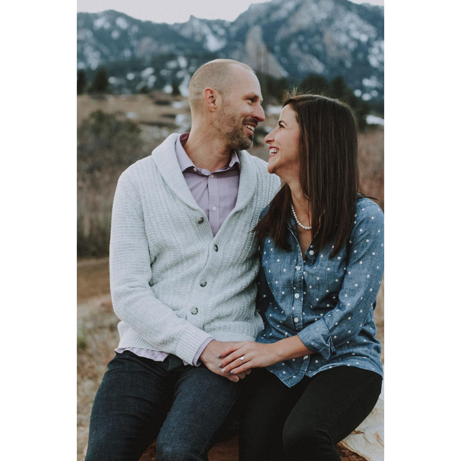 Engagement photo by Lindsay Hafner Photography in January, 2019.