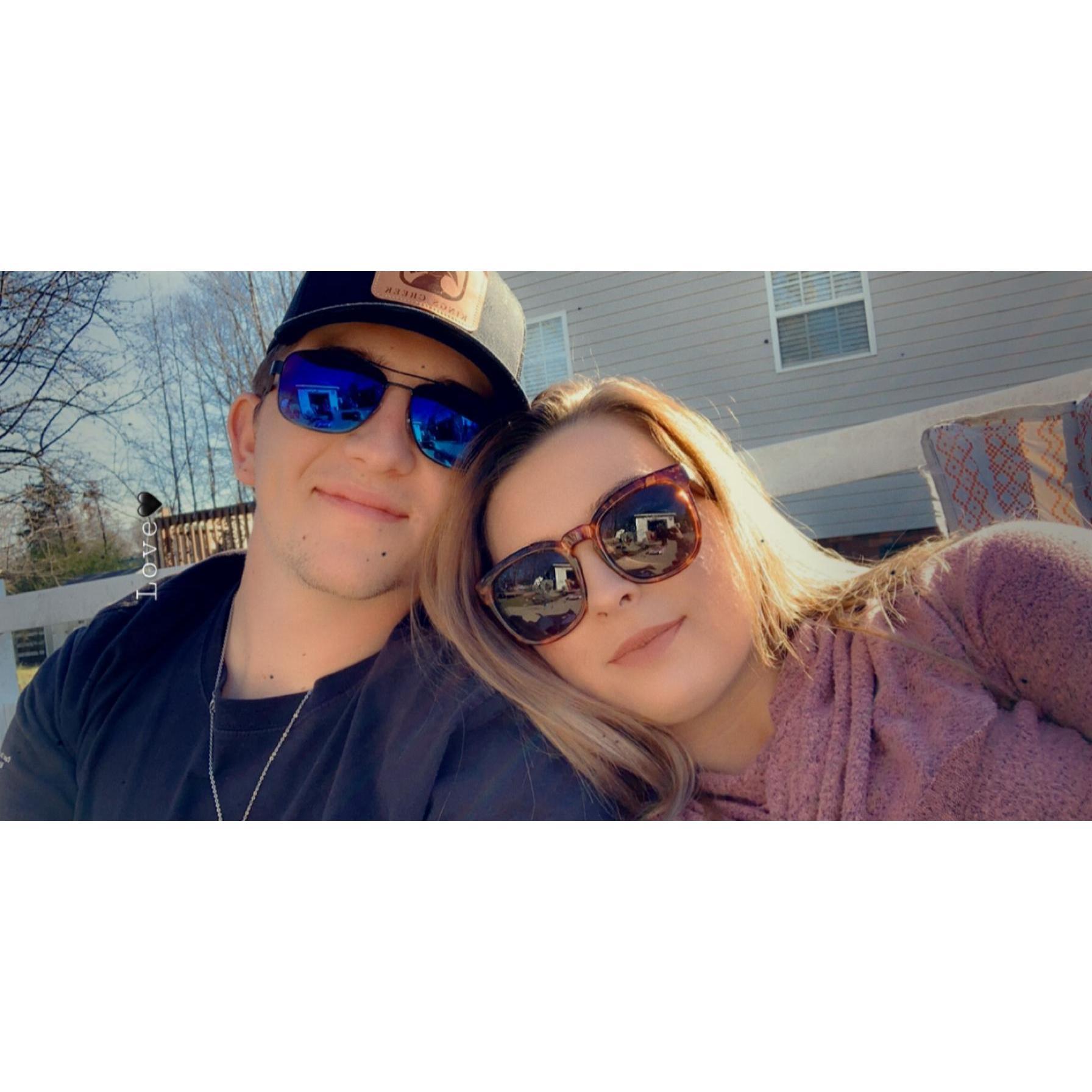 Our first picture of us dating!